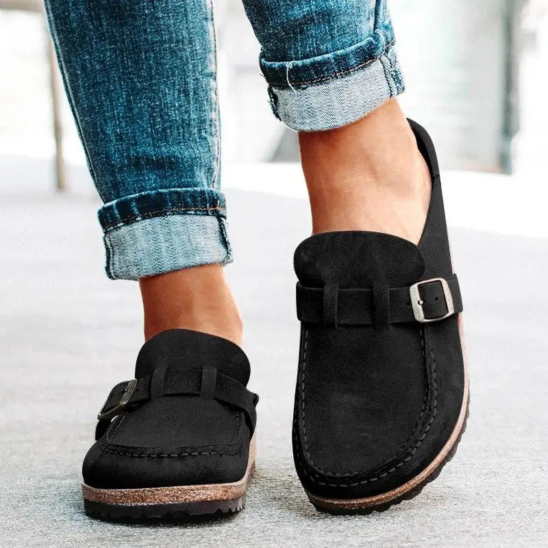 Loafers Women Regular Fit Casual with Decorative Buckle