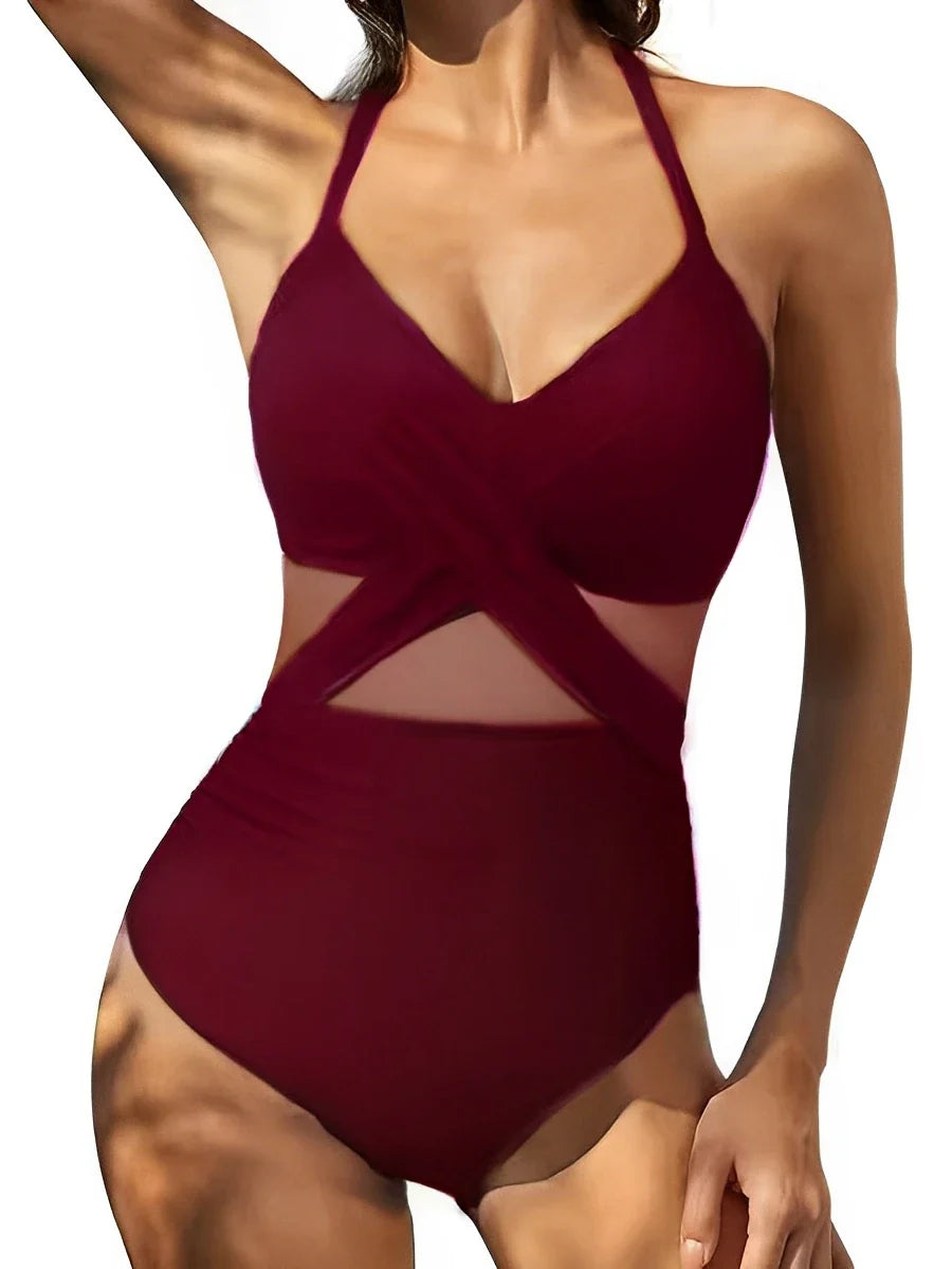 One-Piece Swimsuit Women Slim Fit Leisure Summer