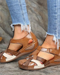 Adjustable Strap Sandals Women Regular Fit Casual Summer