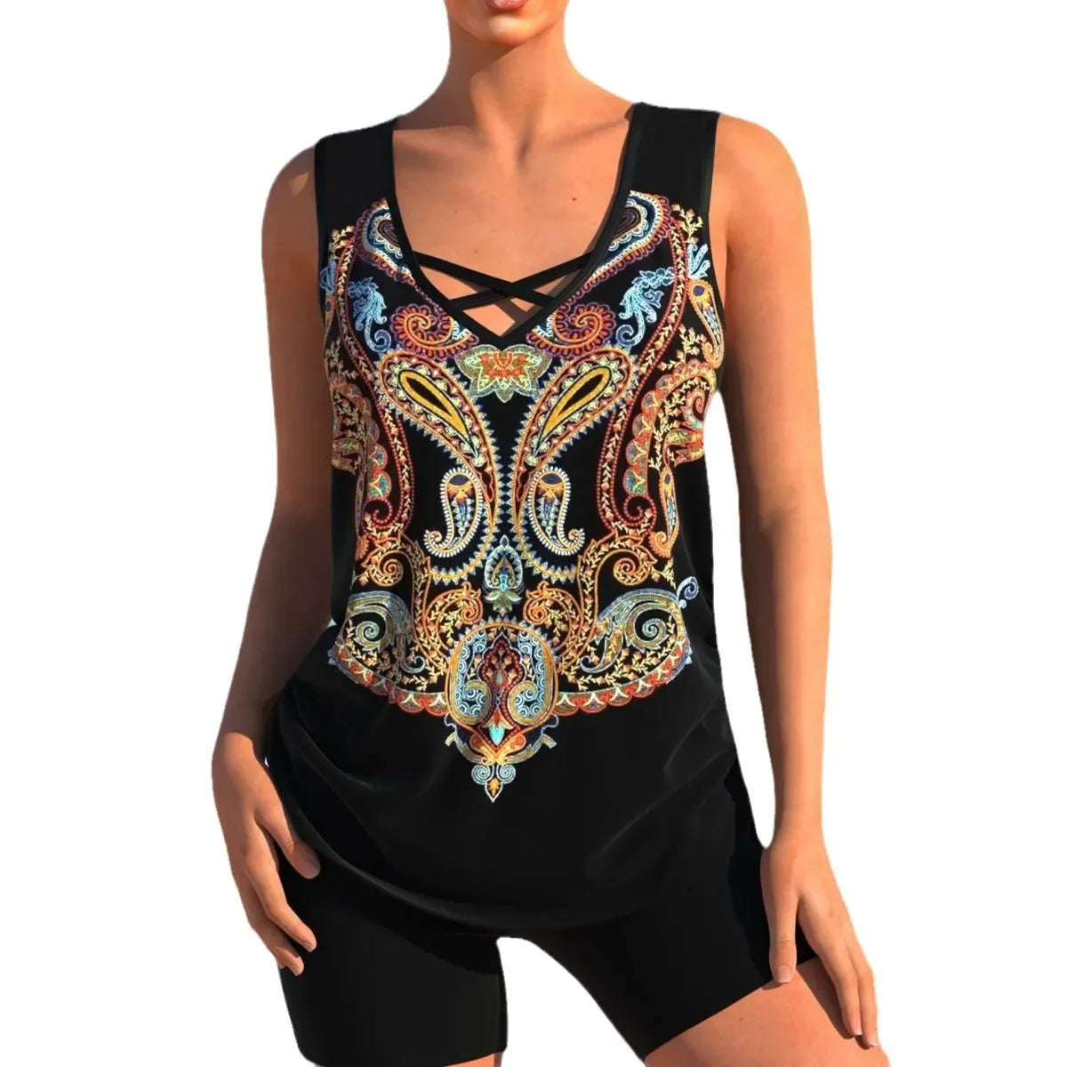 Two-Piece Swimsuit Women Loose Fit Sport Summer