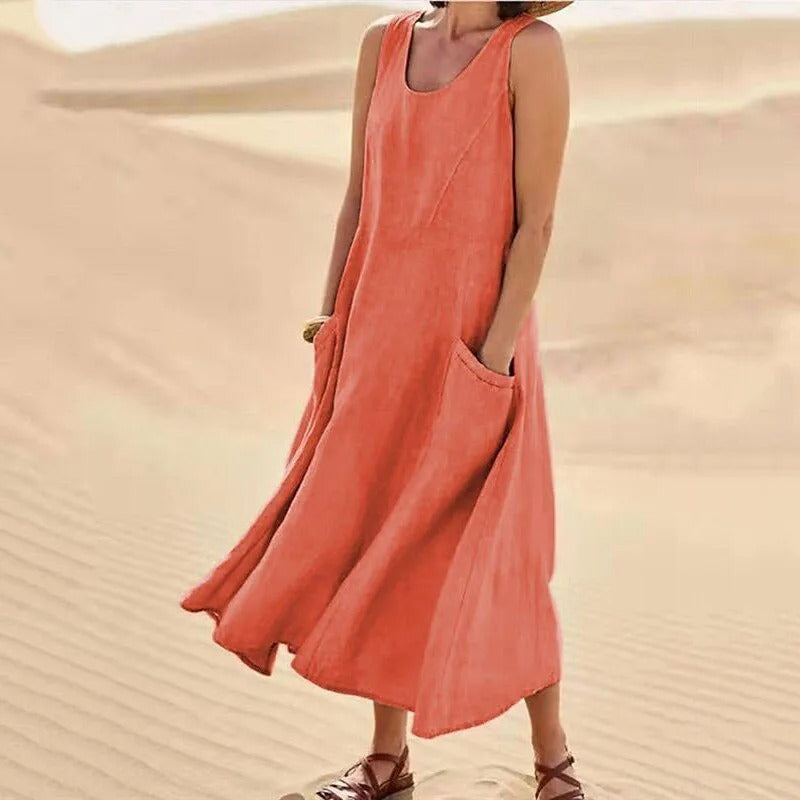 Summer Dress Women Relaxed Fit Casual Boho