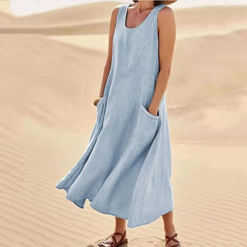 Summer Dress Women Relaxed Fit Casual Boho