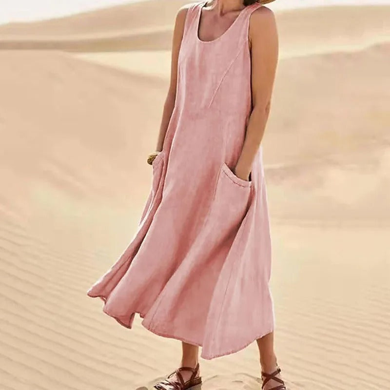 Summer Dress Women Relaxed Fit Casual Boho