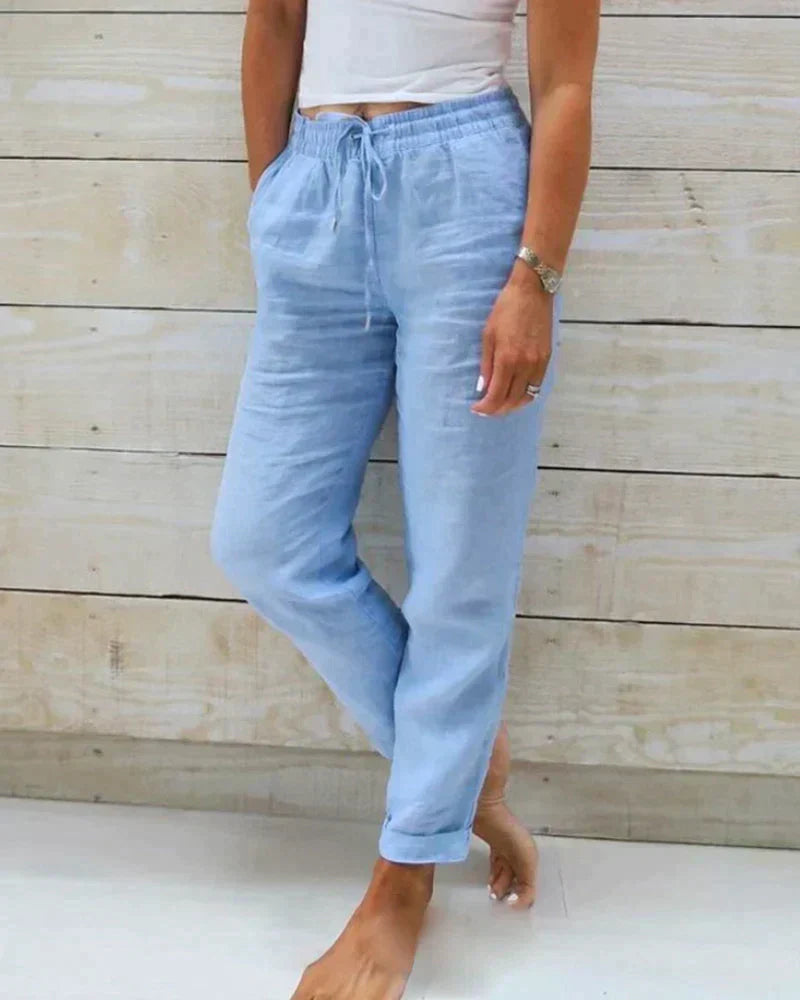 Summer Pants Women Relaxed Fit Casual