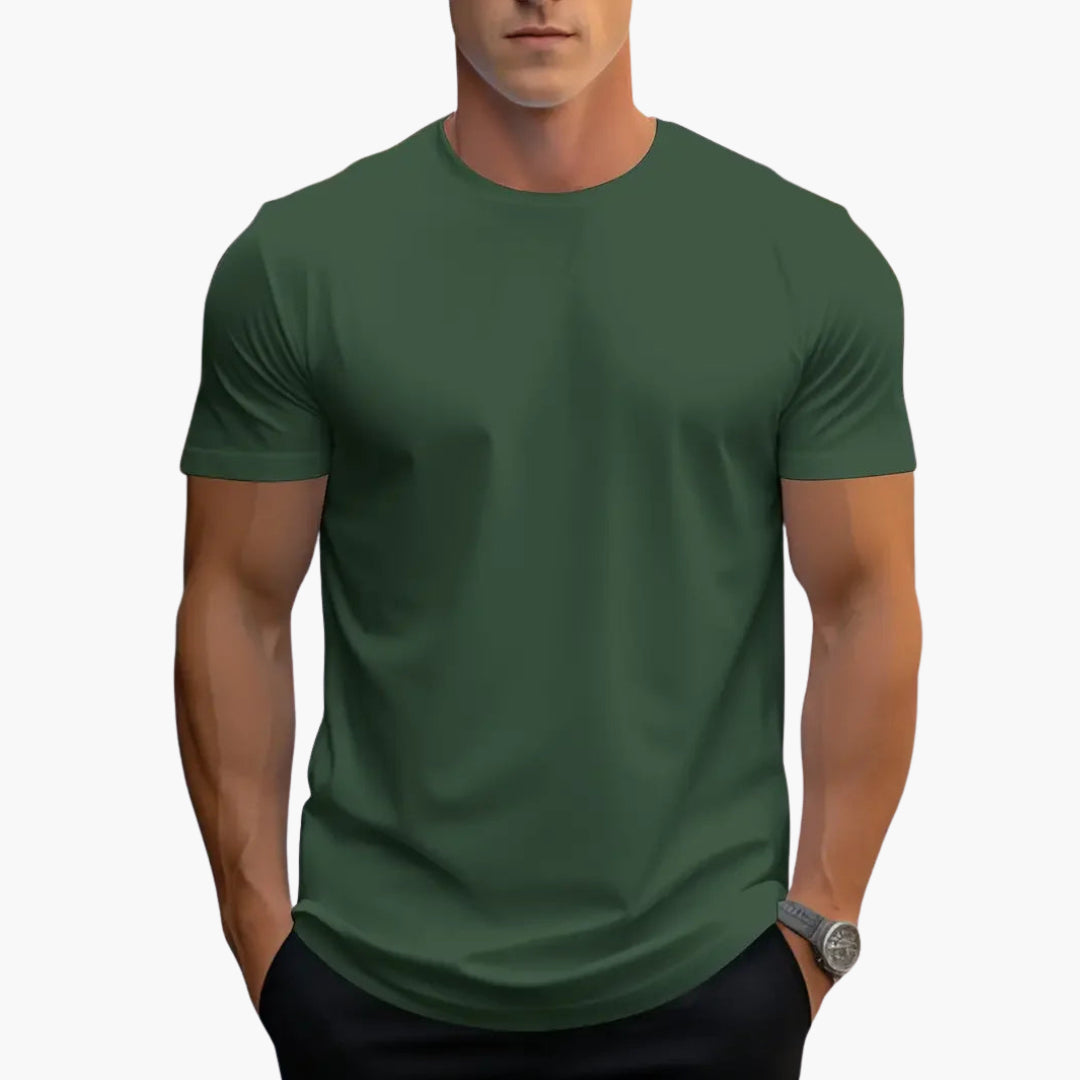 Basic T-Shirt Men Regular Fit Casual Everyday