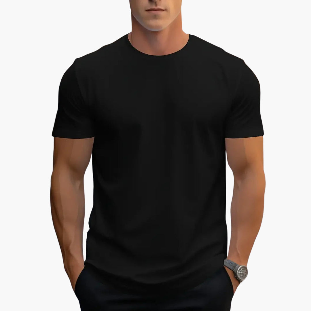 Basic T-Shirt Men Regular Fit Casual Everyday