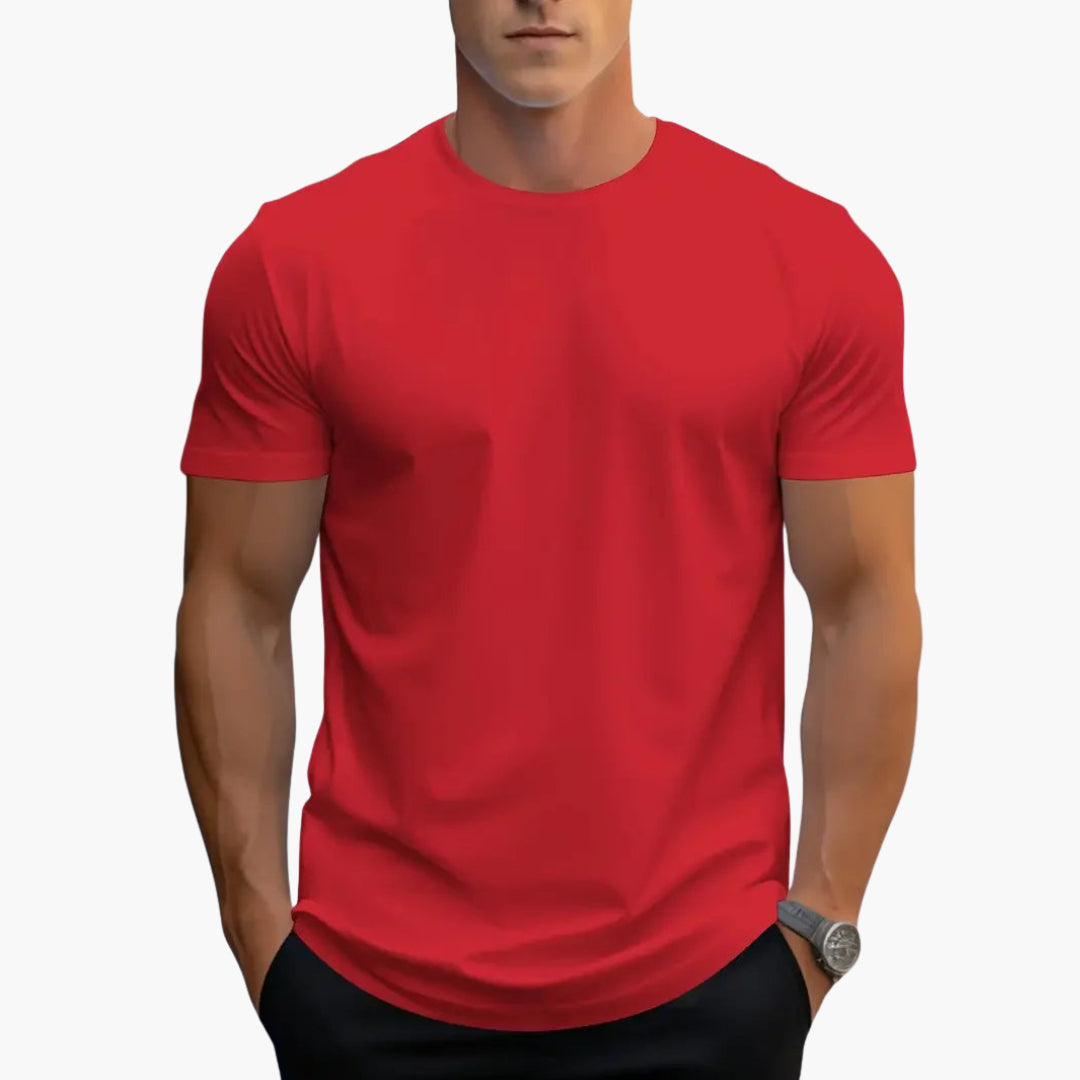 Basic T-Shirt Men Regular Fit Casual Everyday