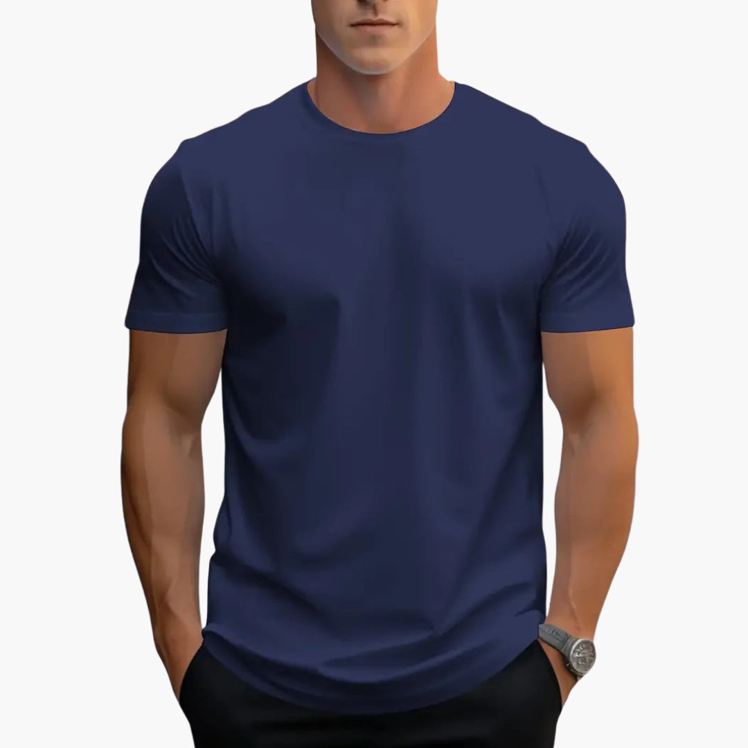 Basic T-Shirt Men Regular Fit Casual Everyday