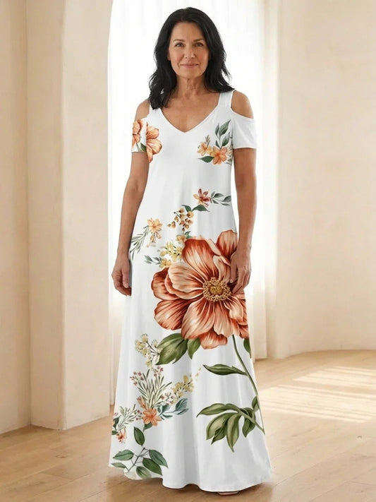 Maxi Dress Women Relaxed Fit Casual Summer Floral