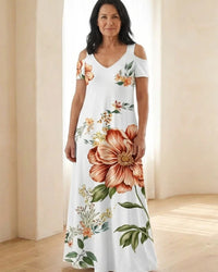 Maxi Dress Women Relaxed Fit Casual Summer Floral