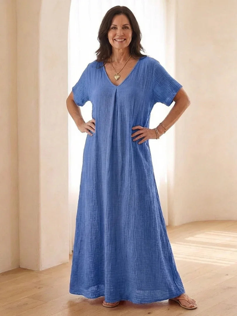 Midi Dress Women Relaxed Fit Casual Summer