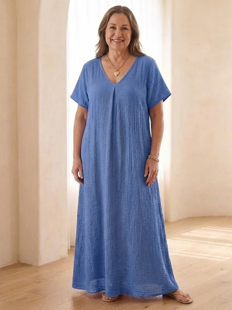 Midi Dress Women Relaxed Fit Casual Summer