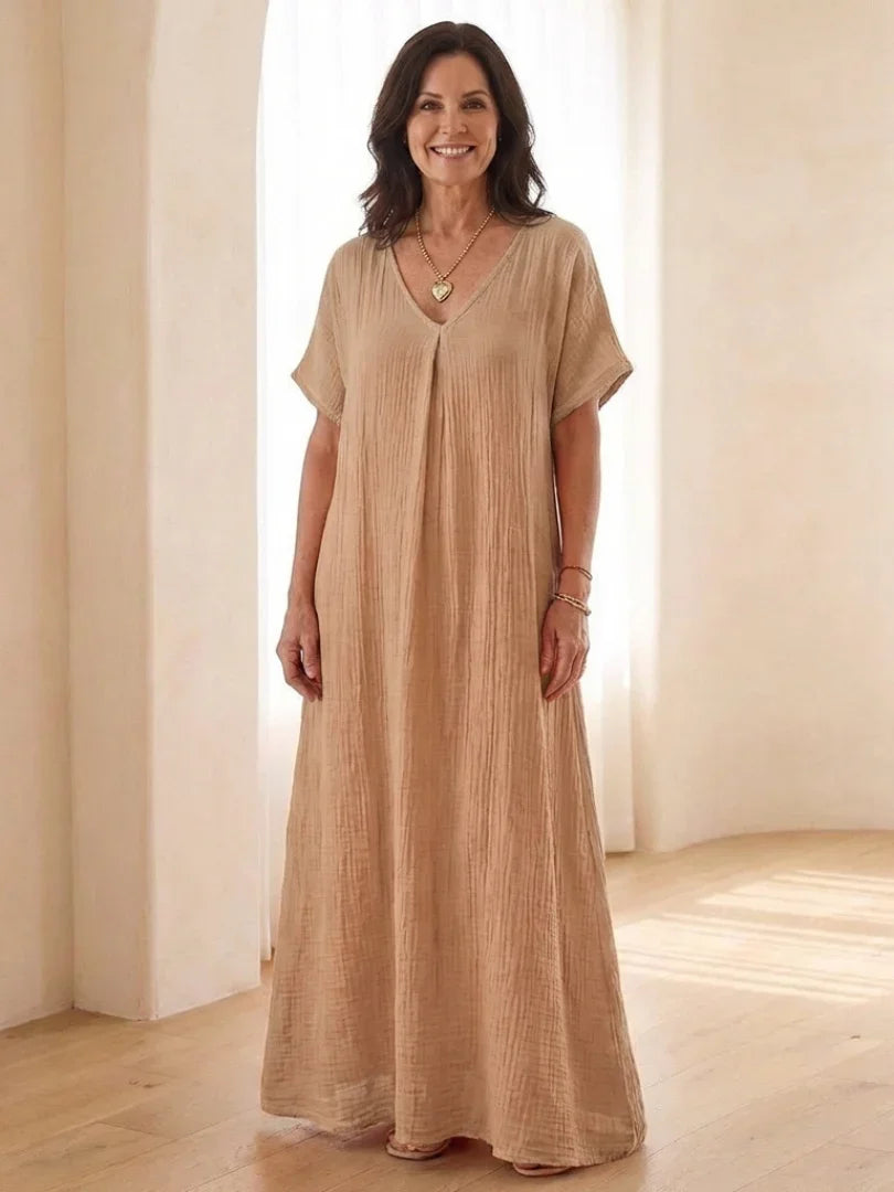 Midi Dress Women Relaxed Fit Casual Summer