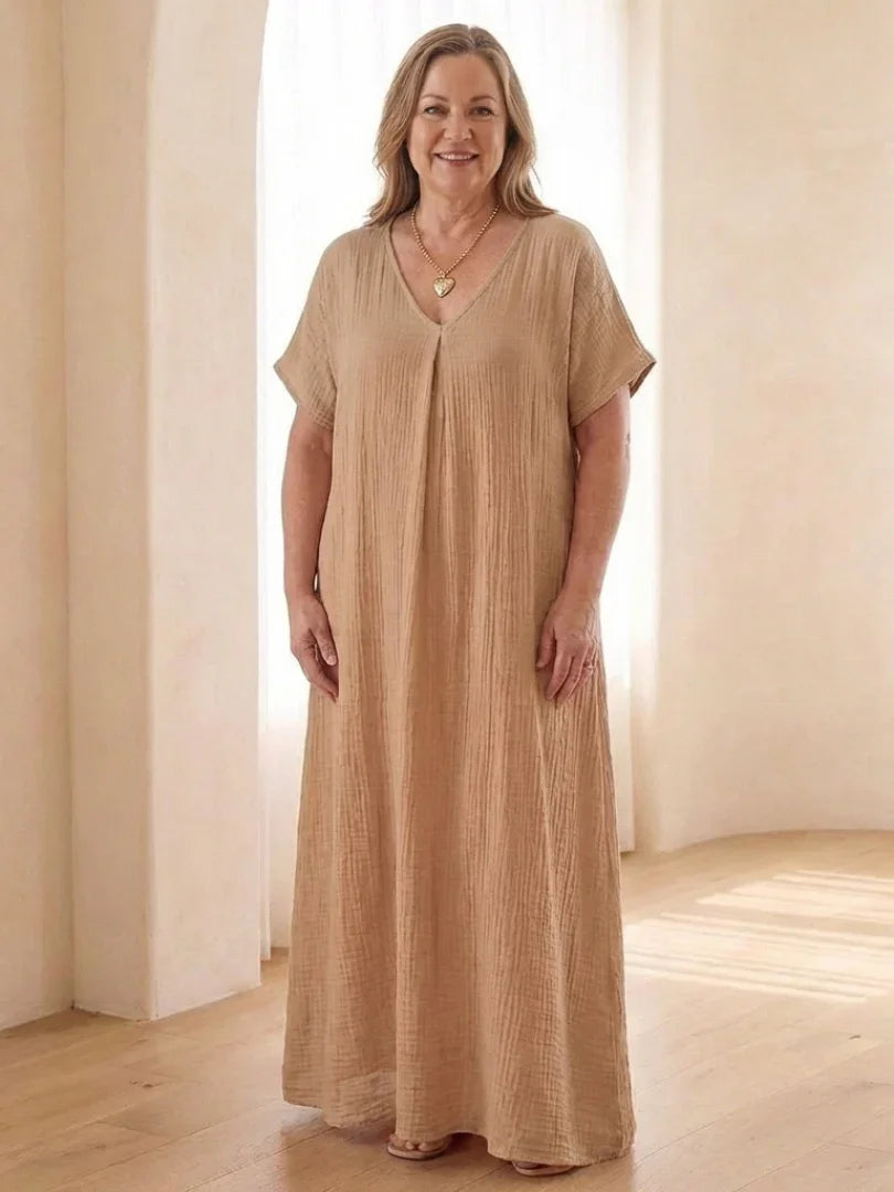 Midi Dress Women Relaxed Fit Casual Summer