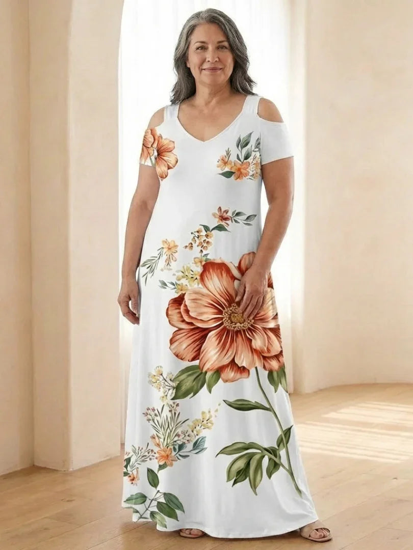 Maxi Dress Women Relaxed Fit Casual Summer Floral