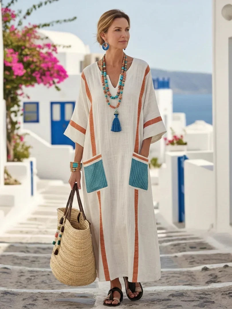 Maxi Dress Women Relaxed Fit Casual with Pockets