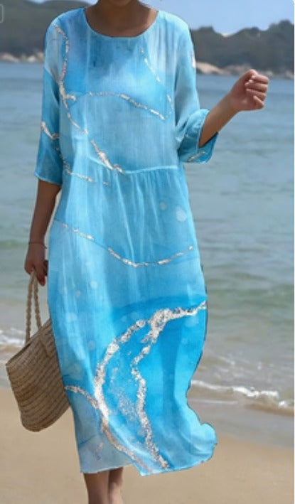 Dress Women Regular Fit Casual Elegant