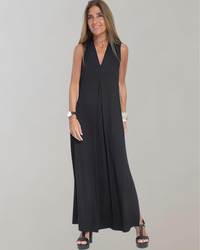 Maxi Dress Women Slim Fit Casual Summer V-Neck