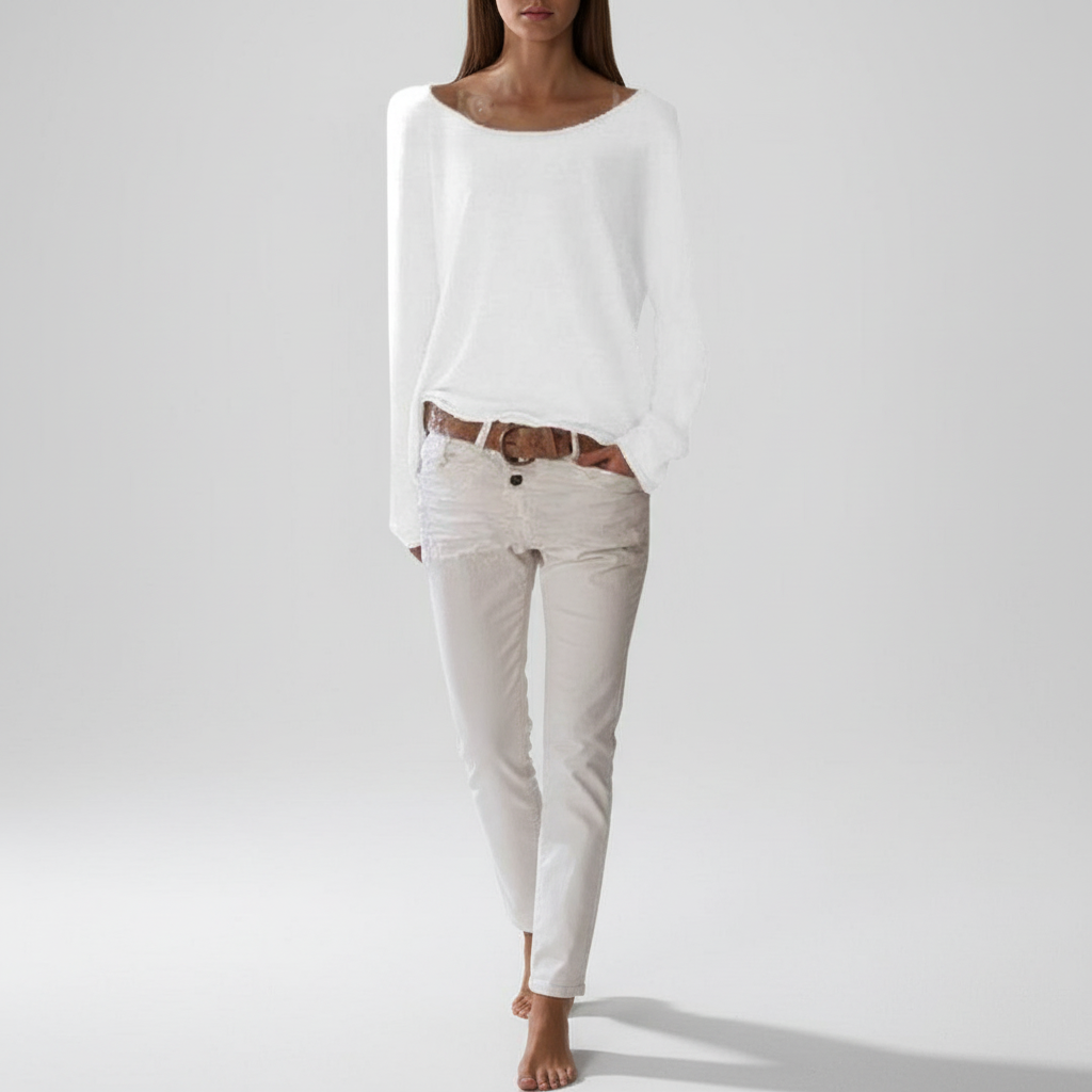 Knit Sweater Women Loose Fit Casual Timeless