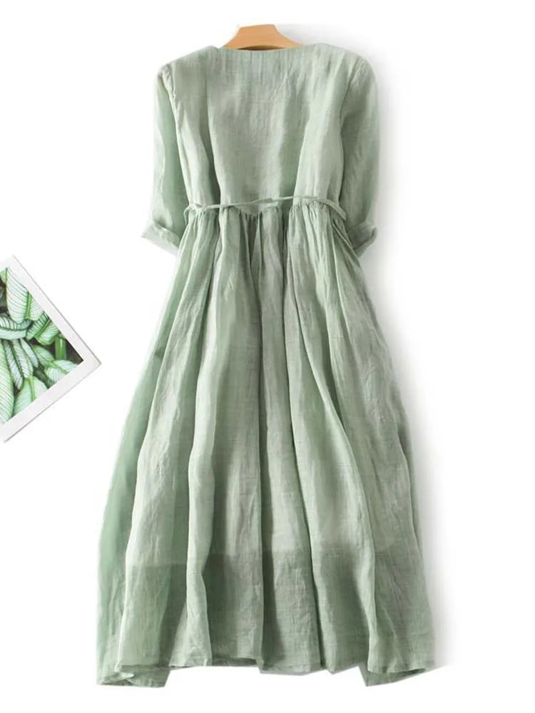 Long Dress Women Relaxed Fit Casual Summer Boho