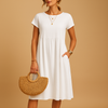 Women's Elegant Midi Summer Dress – Lightweight and Versatile Fit