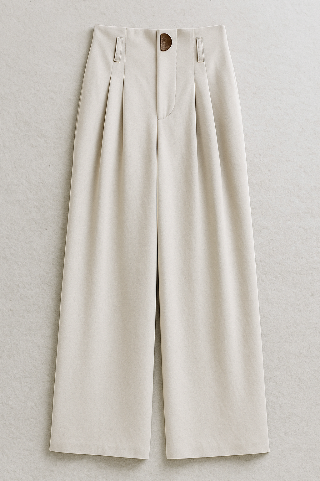 Wide-Leg Trousers Women High Waist Relaxed Fit Business Casual