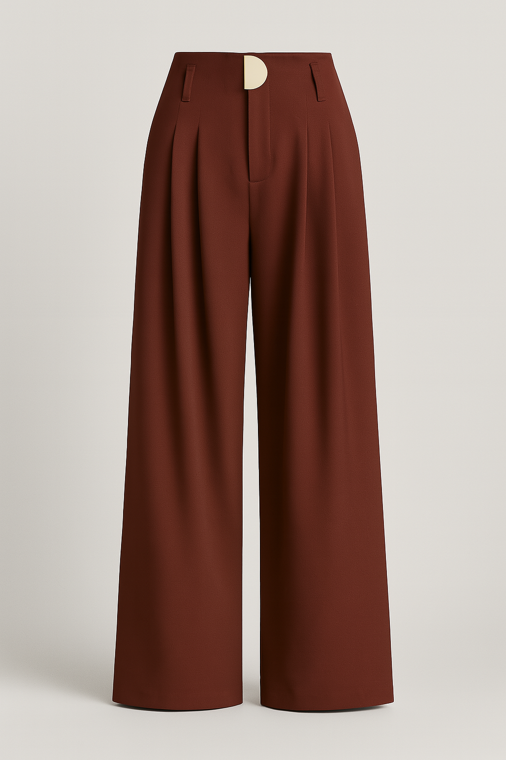 Wide-Leg Trousers Women High Waist Relaxed Fit Business Casual