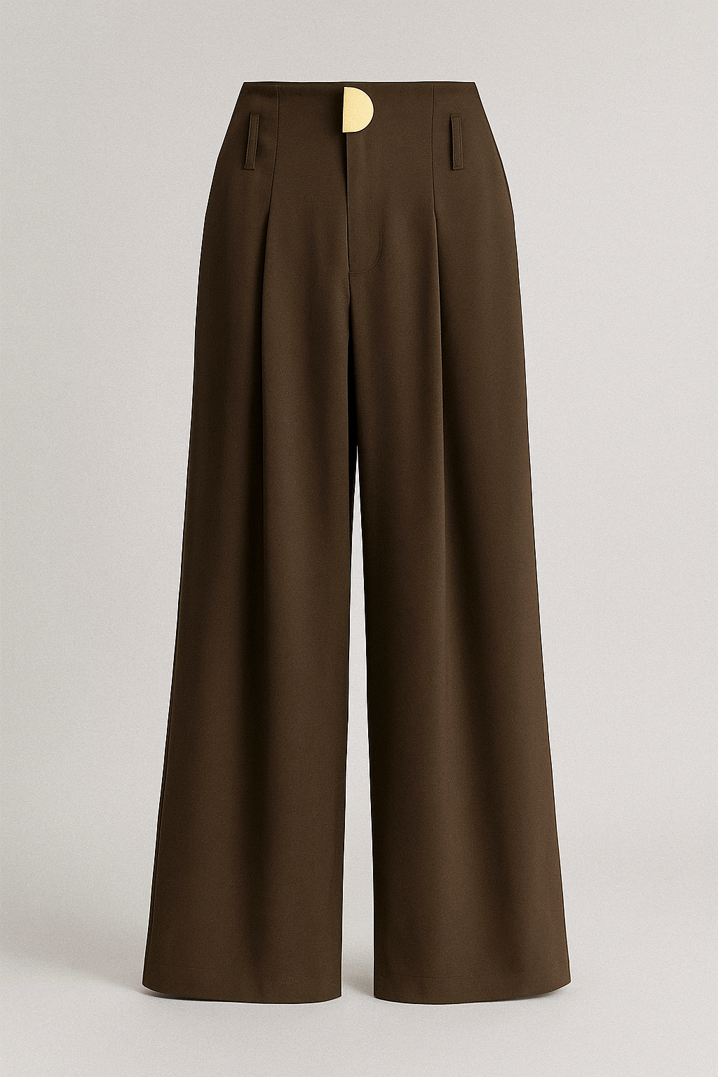 Wide-Leg Trousers Women High Waist Relaxed Fit Business Casual