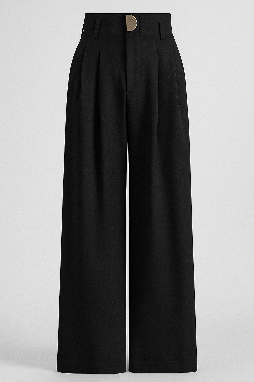 Wide-Leg Trousers Women High Waist Relaxed Fit Business Casual
