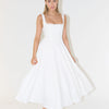 Women’s Midi Dress – Flattering Fit – Cinched Waist – Flowing Silhouette