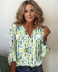 Blouse Women Loose Fit Casual Chic