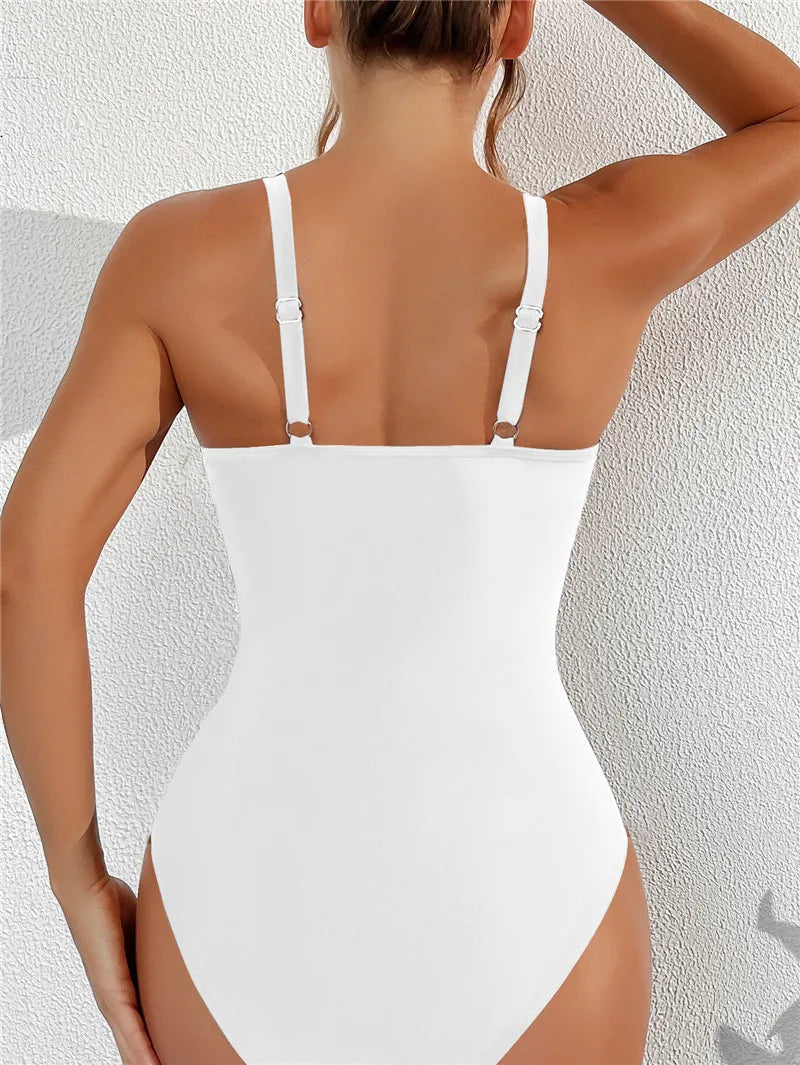 One-Piece Swimsuit Women Shaping Fit Summer Leisure