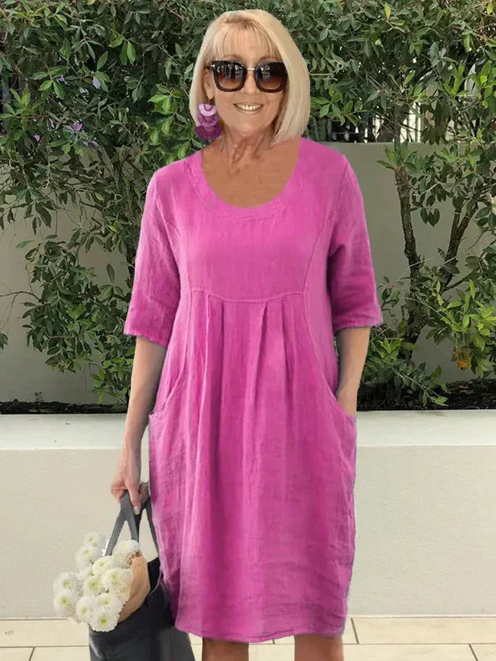 Loose Dress Women Relaxed Fit Casual with Pockets