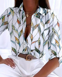 Blouse Women Loose Fit Casual Business