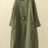Tummy Covering Dress Women Relaxed Fit Casual