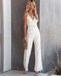 Wide Leg Jumpsuit Women Relaxed Fit Summer Casual