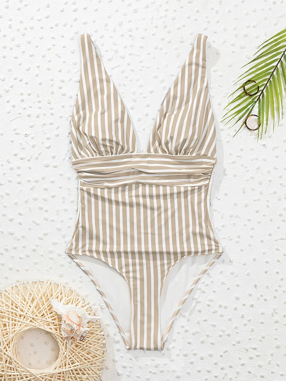 One-Piece Swimsuit Women Slim Fit Summer Leisure
