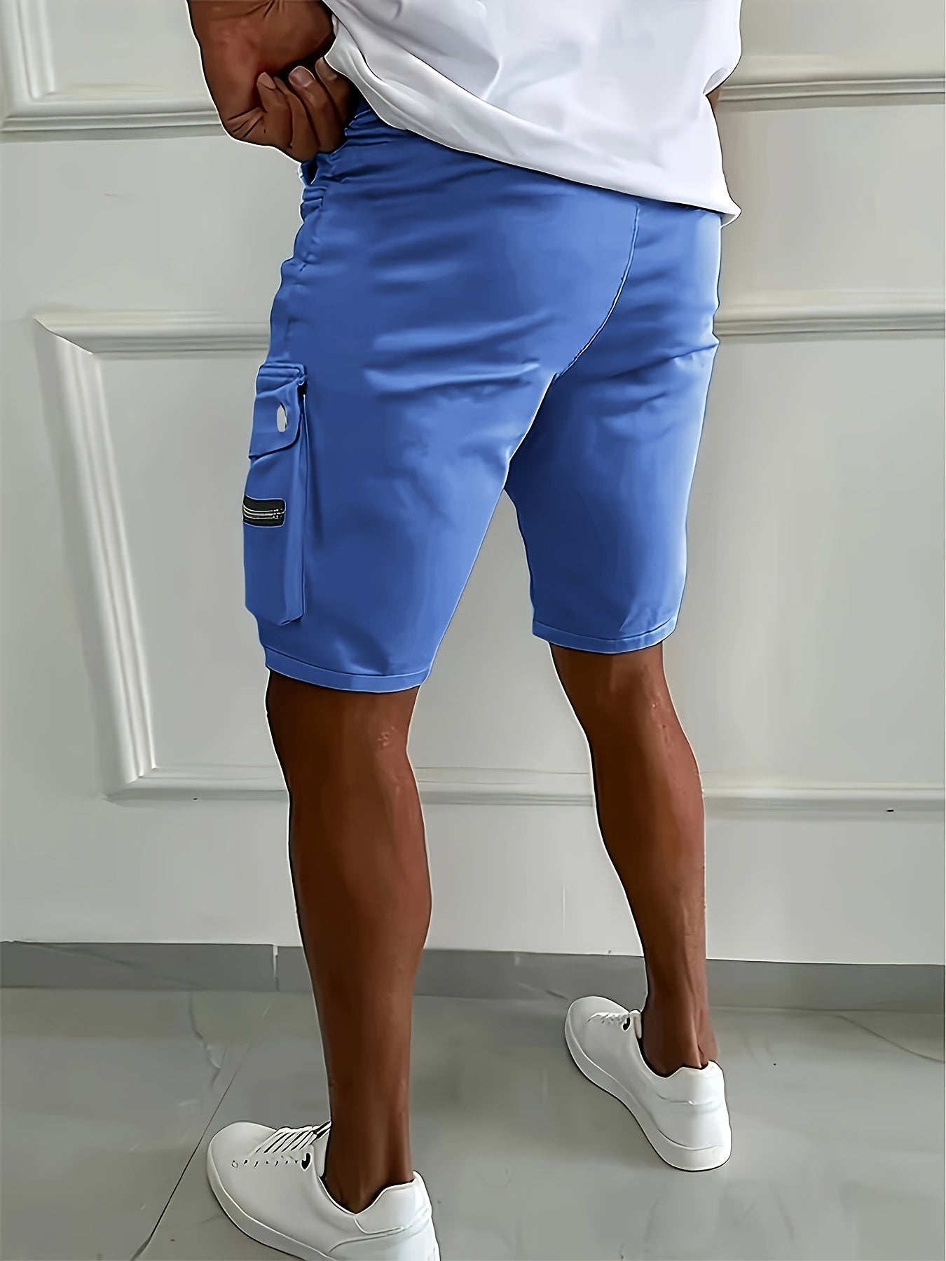 Utility Shorts Men Sporty Fit Casual