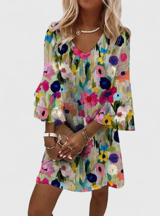 Mini Dress Women Regular Fit Casual Summer