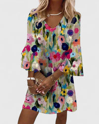 Mini Dress Women Regular Fit Casual Summer