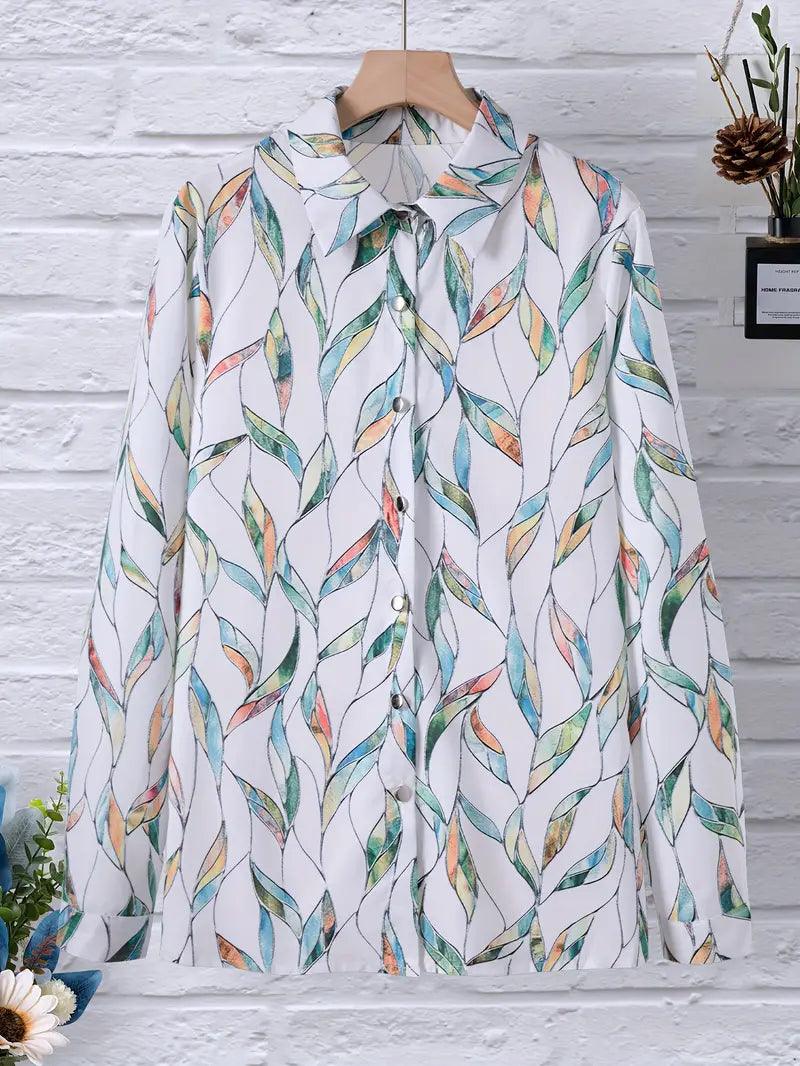 Blouse Women Loose Fit Casual Business