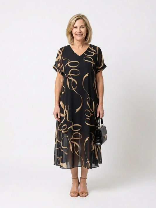 Midi Dress Women Relaxed Fit Casual Summer