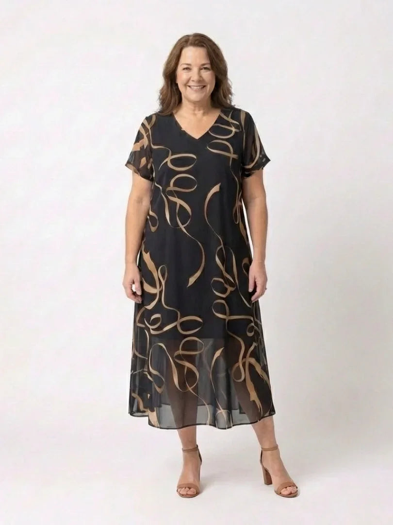 Midi Dress Women Relaxed Fit Casual Summer