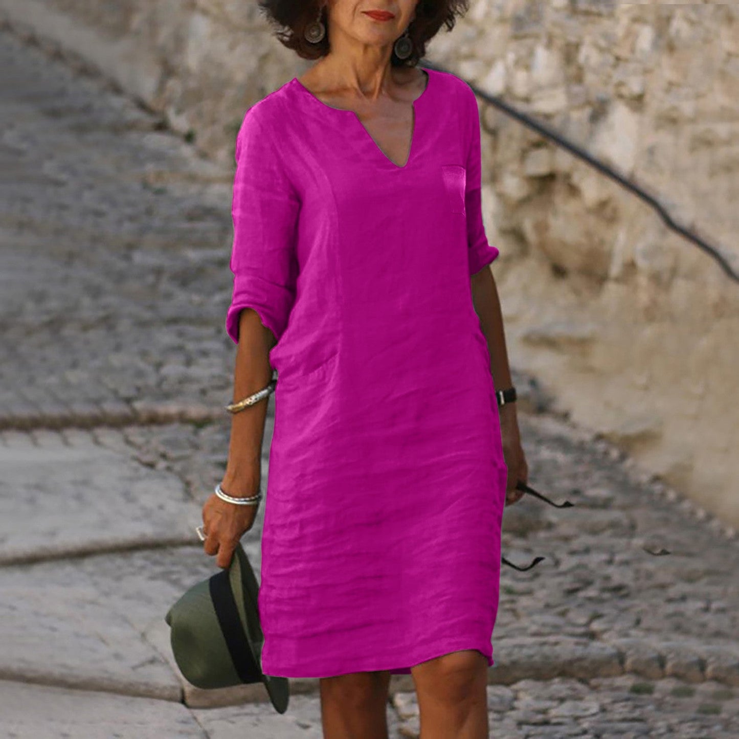 Summer Dress Women Regular Fit Casual