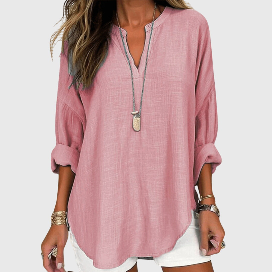 Flowy Beach Shirt Women Relaxed Fit Casual Summer