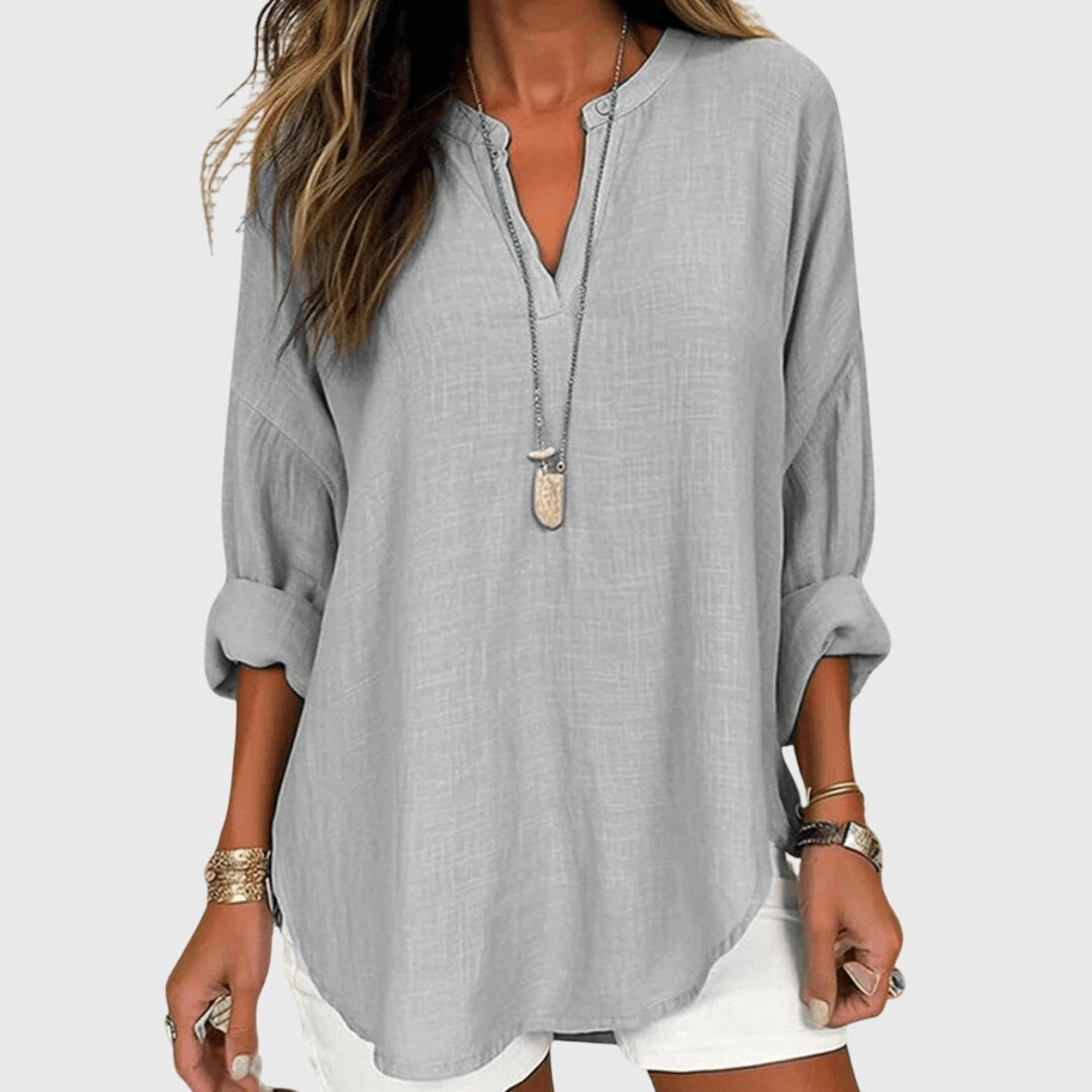 Flowy Beach Shirt Women Relaxed Fit Casual Summer