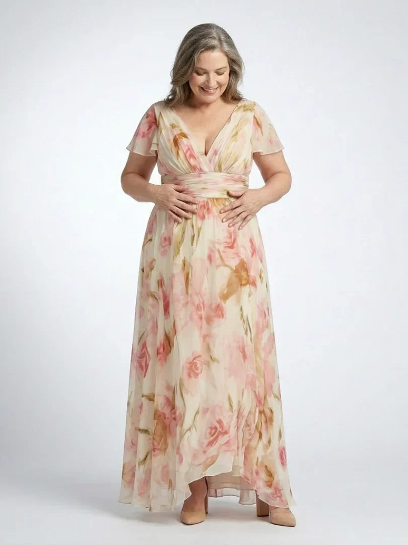 Maxi Dress Women Regular Fit Casual Summer Floral