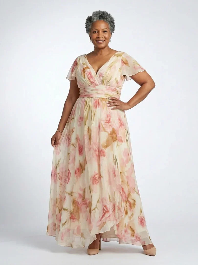 Maxi Dress Women Regular Fit Casual Summer Floral