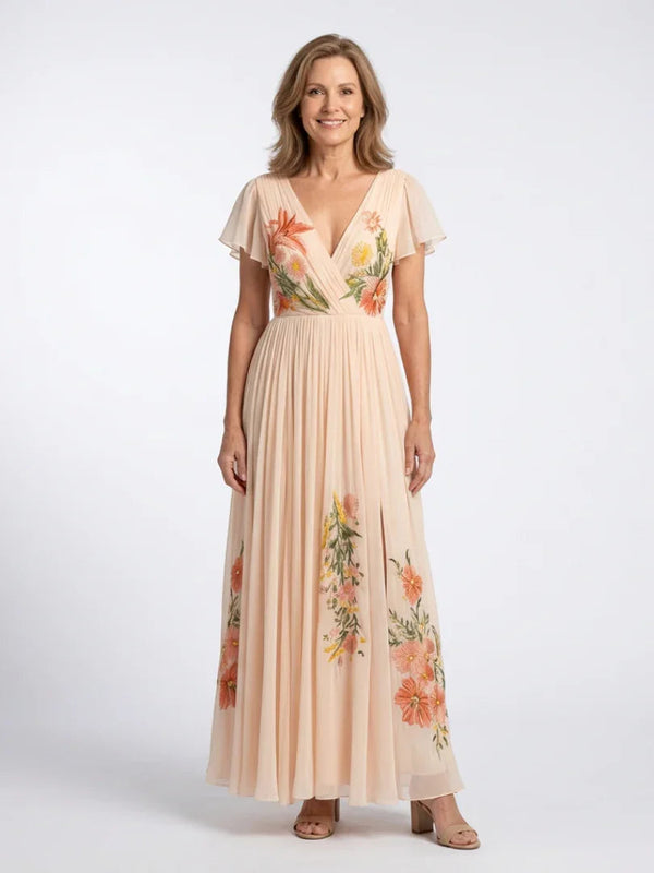 Maxi Dress Women Regular Fit Casual Summer Floral