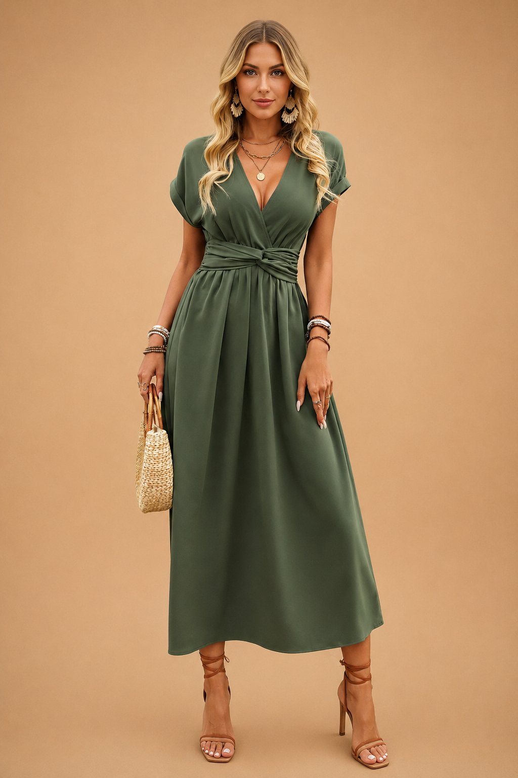 Summer Dress Women Slim Fit Casual Elegant